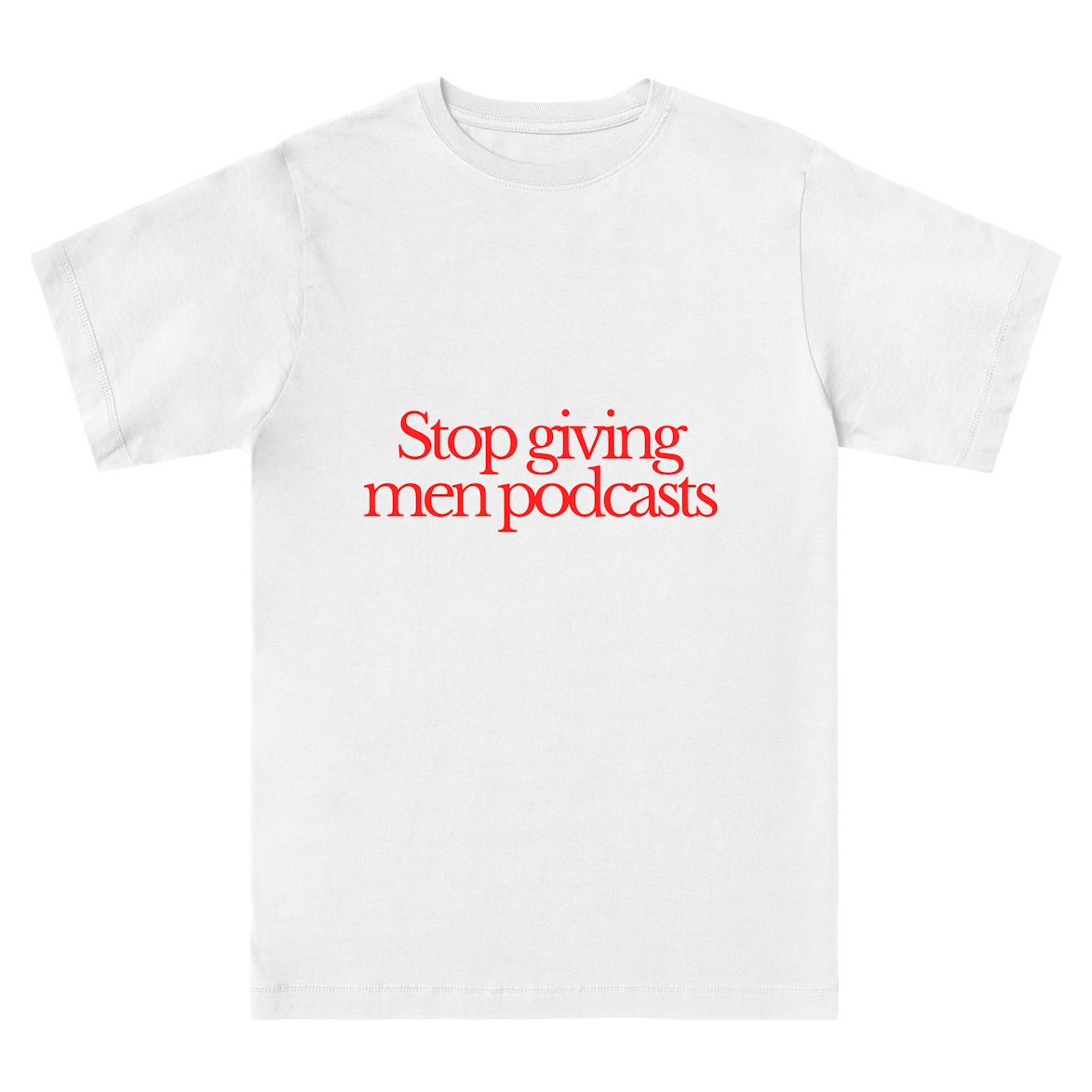 Stop giving men podcasts