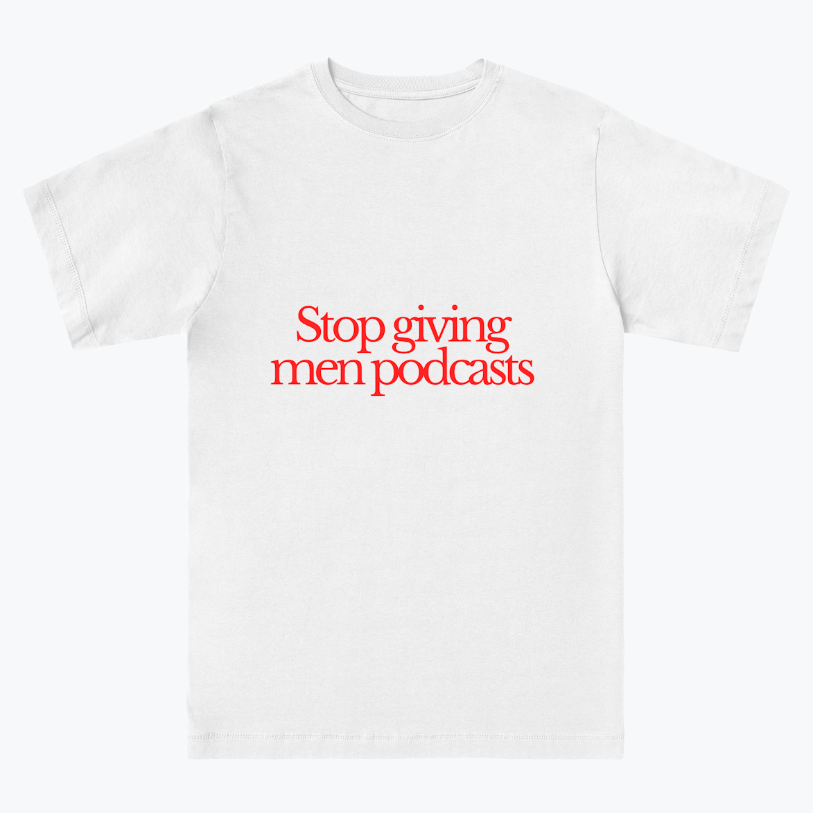 Stop giving men podcasts